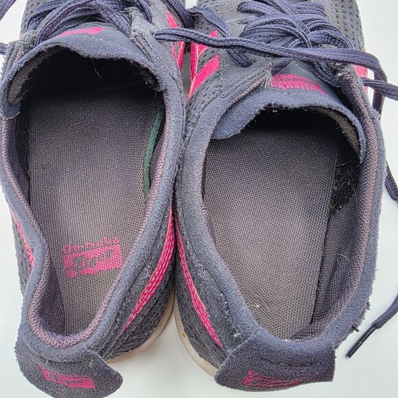 Asics Onitsuka Tiger Rio Runner Low Top Trainers Womens Size 7 Black Pink Shoes - Picture 7 of 13